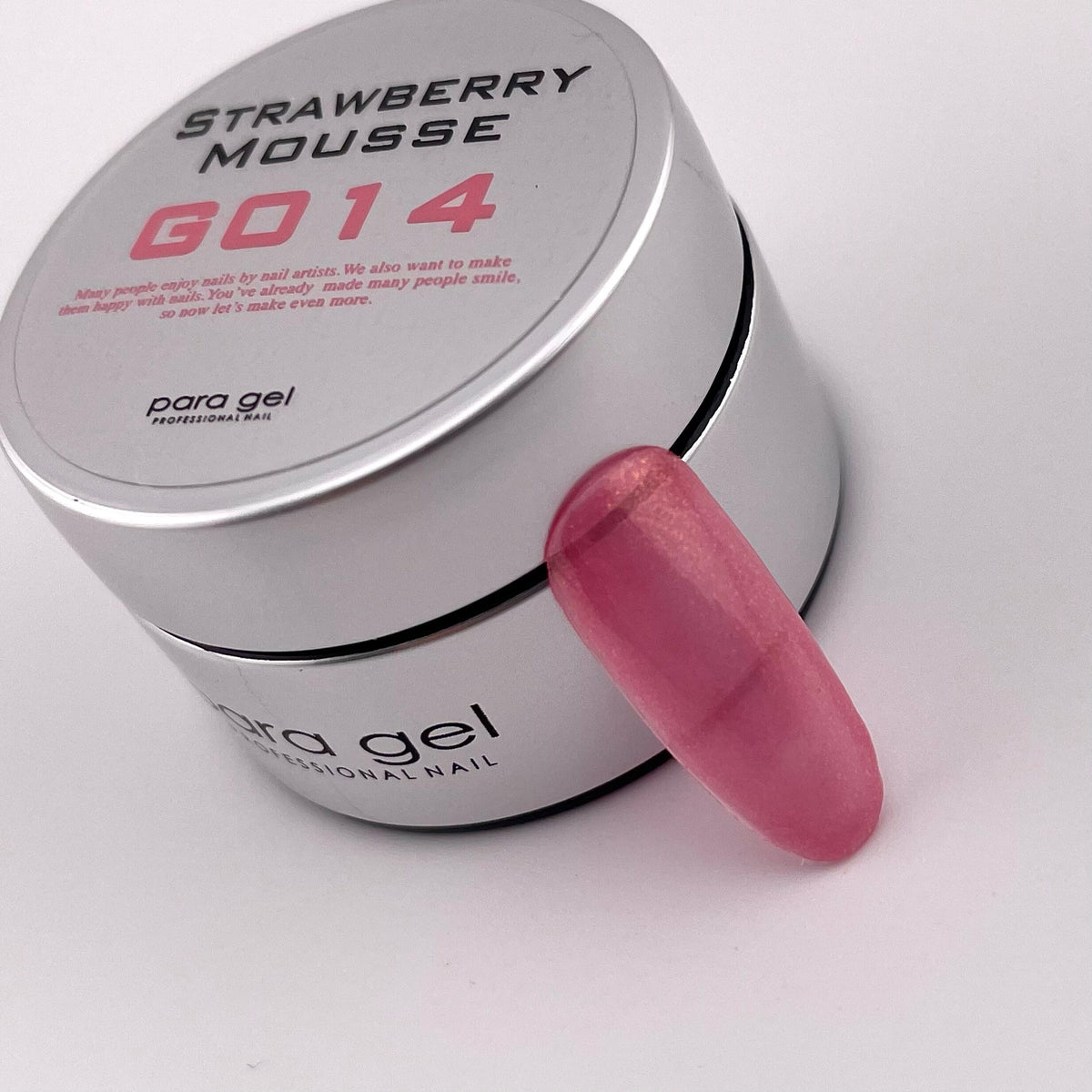 Natural Line | Glitter | G014 | Strawberry Mousse 4g(0.14oz)