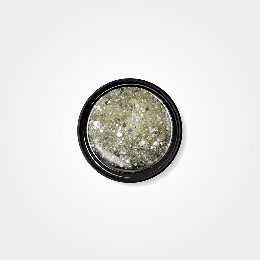 Natural Line | Glitter | G007 | |Glitter Silver 4g(0.14oz)