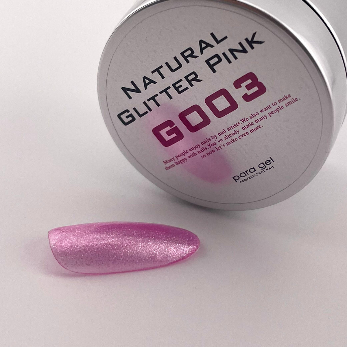 Natural Line | Glitter | G003 | Natural Glitter Pink 4g(0.14oz)