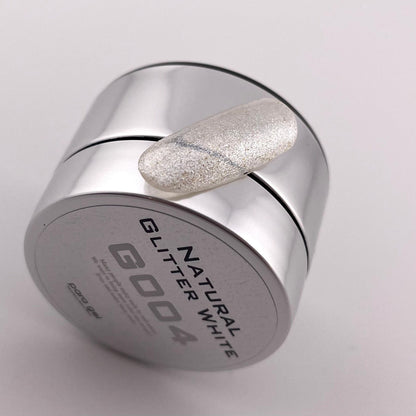 Natural Line | Glitter | G004 | Natural Glitter White 4g(0.14oz)