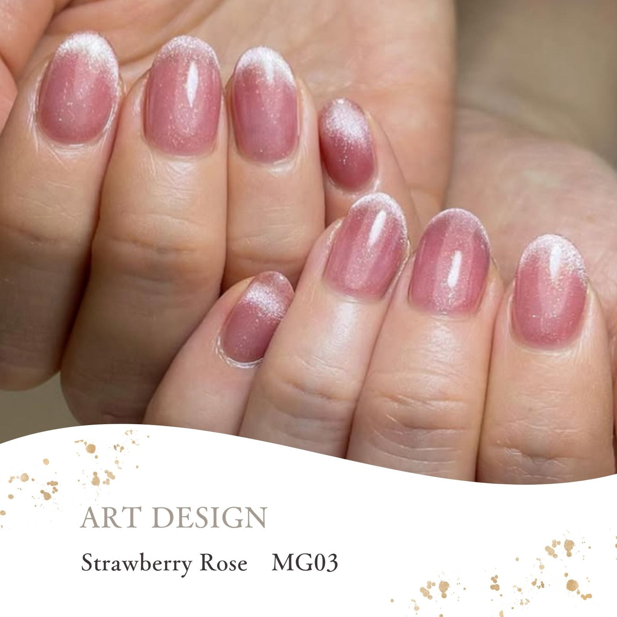 Natural Line |Magnet |MG03 |Strawberry Rose 4g(0.14oz)