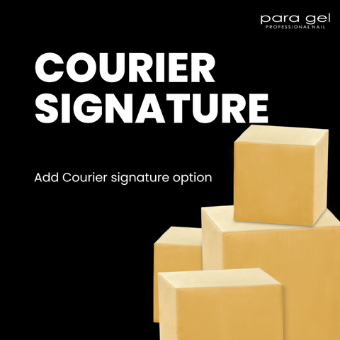 Courier Signature required